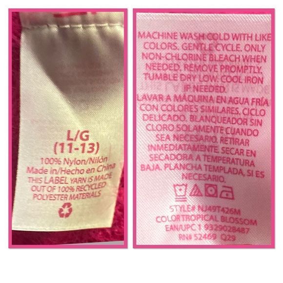 No Boundaries size L/G Pink, Fuzzy V Neck Sweater - Picture 7 of 8